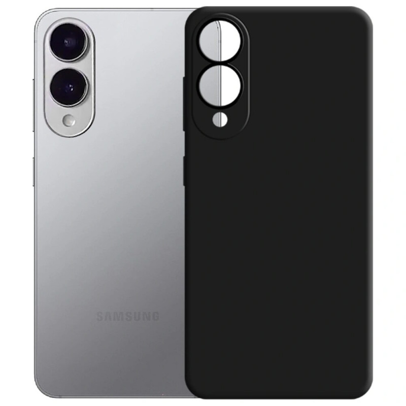 3MK θήκη σιλικόνης για Samsung Galaxy S25 Edge, μαύρη