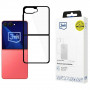 3MK Satin Armor Case+ Flip θήκη με καπάκι για Samsung Galaxy Z Flip7, διαφανής