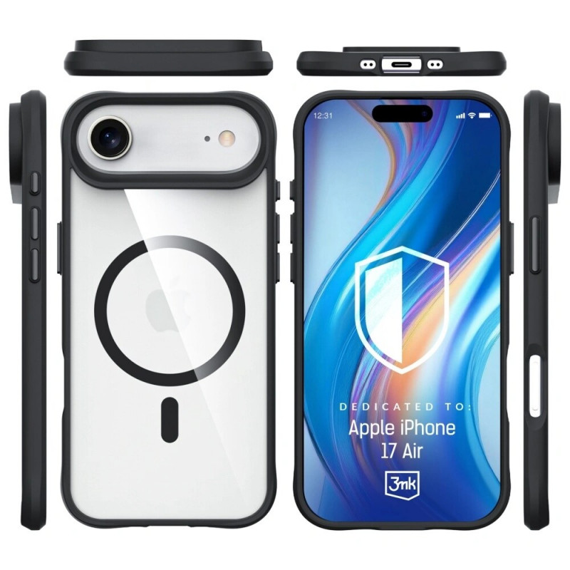 3mk Satin Armor MagCase θήκη για Apple iPhone Air, λευκή