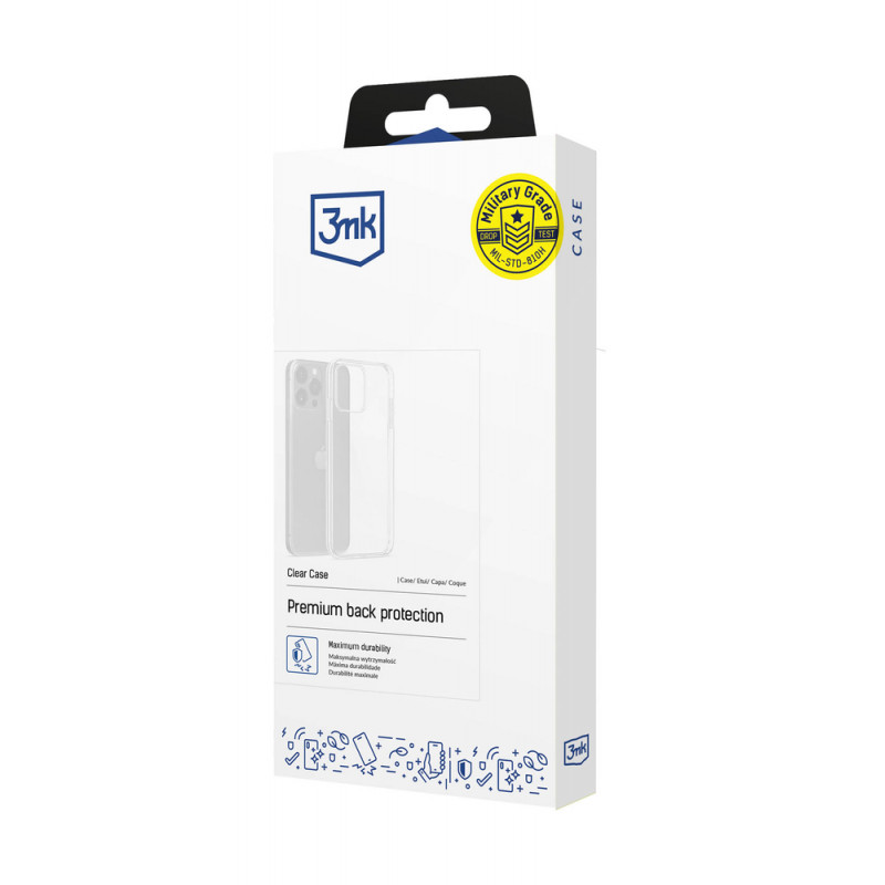 3mk Clear Case προστατευτική θήκη για Apple iPhone 17 Pro / 18 Pro, διάφανη