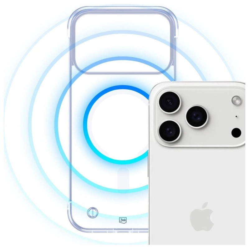 3mk Just20g MagCase θήκη για Apple iPhone 17 Pro Max, διάφανη, πολυανθρακικό