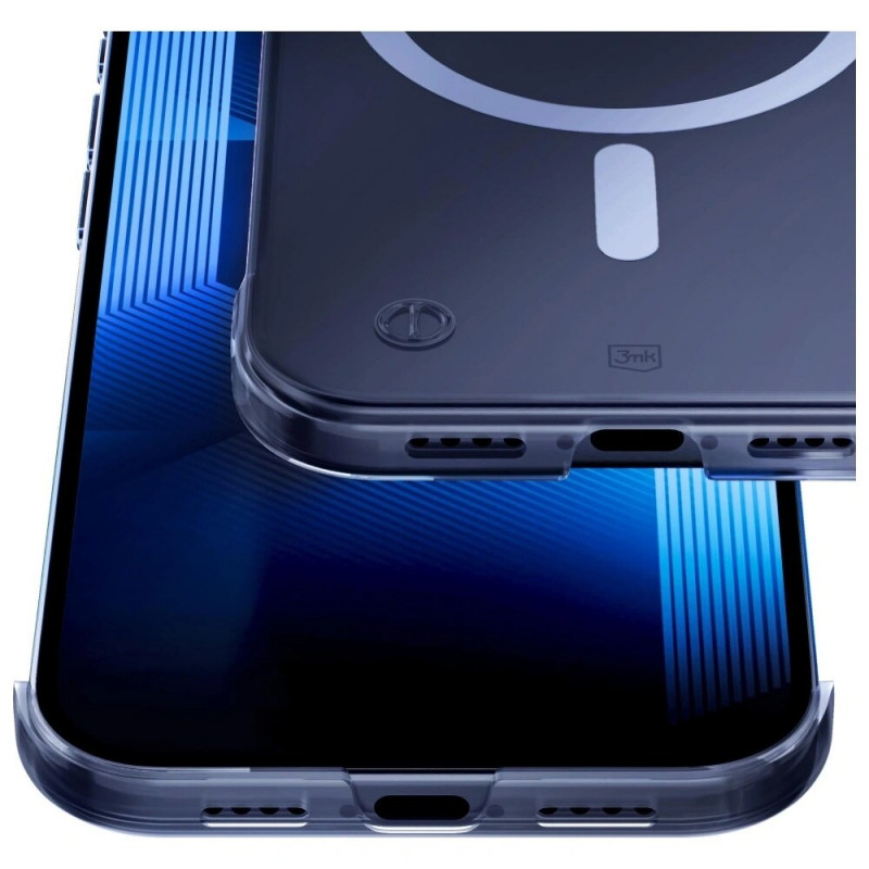 3mk Just20g MagCase θήκη για Apple iPhone 17 Pro Max, διάφανη, πολυανθρακικό