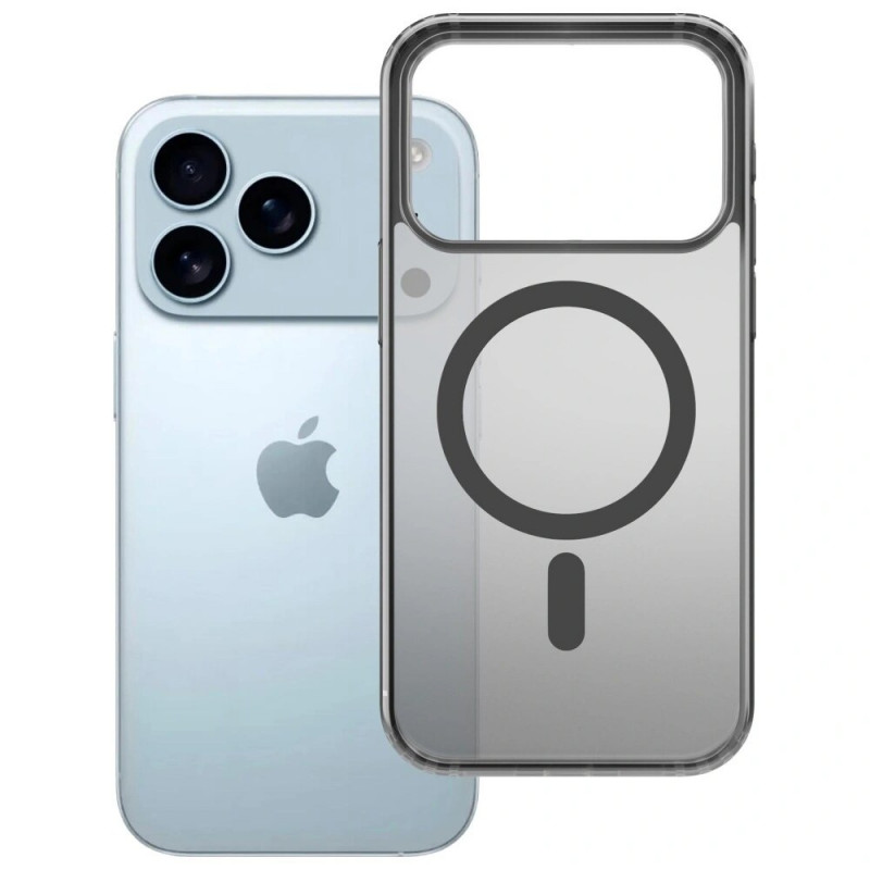 3mk Frosty MagCase θήκη για Apple iPhone 17 Pro Max, μαύρη