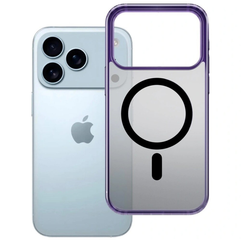 3mk Frosty MagCase θήκη για Apple iPhone 17 Pro Max, μωβ