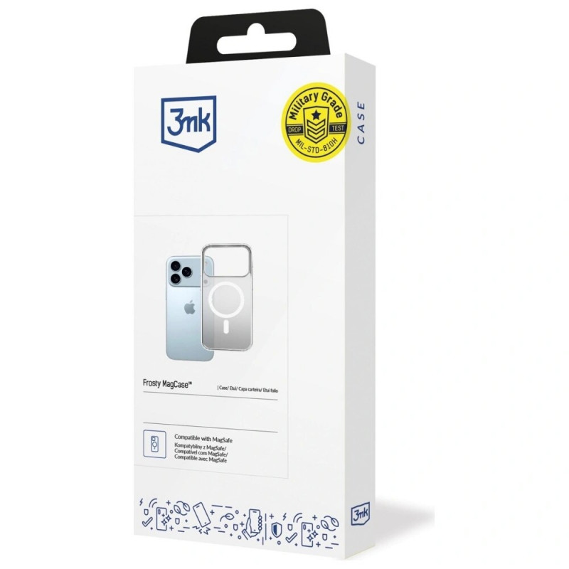 3mk Frosty MagCase θήκη για Apple iPhone 17 Pro Max, λευκή
