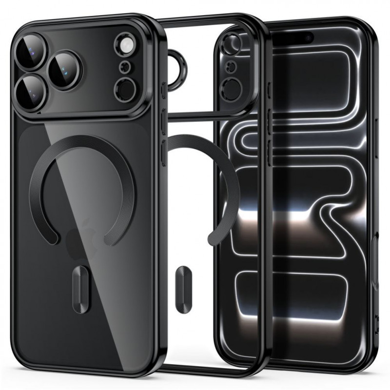 Tech-Protect MagFlex MagSafe θήκη για Apple iPhone 17 Pro Max / 18 Pro Max, γυαλιστερή μαύρη