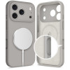 Tech-Protect Silicone MagSafe θήκη για Apple iPhone 17 Pro, γκρι πέτρας