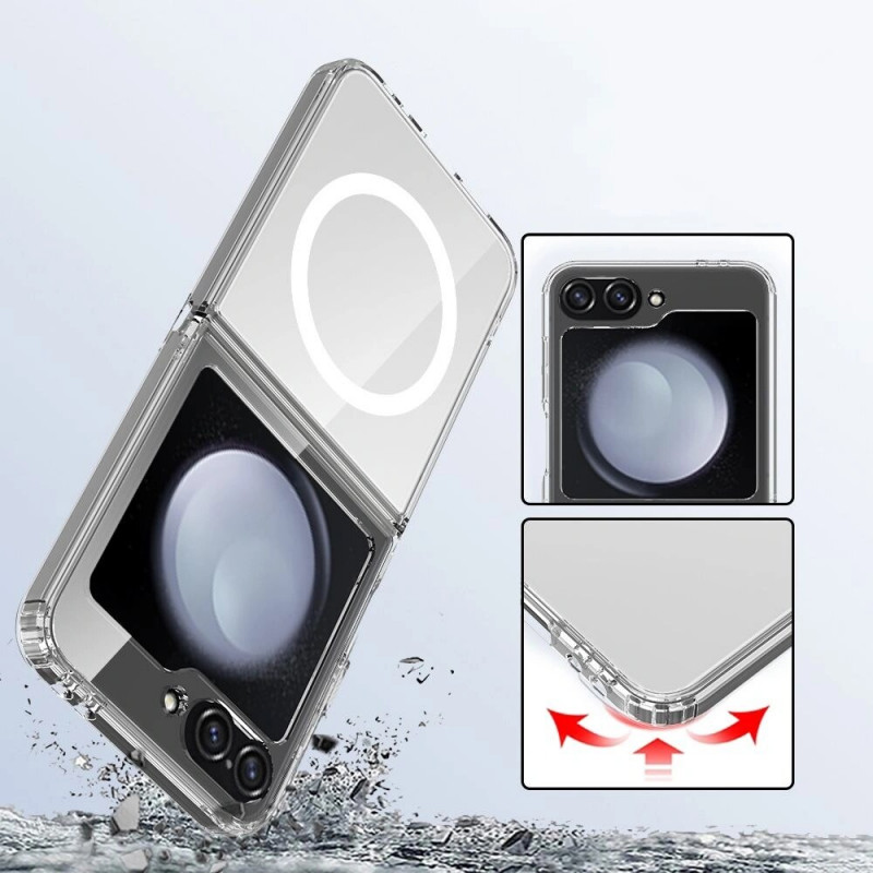 Θήκη Tech-Protect Flexair Hybrid MagSafe για Samsung Galaxy Z Flip 6 / 7 FE, διάφανη