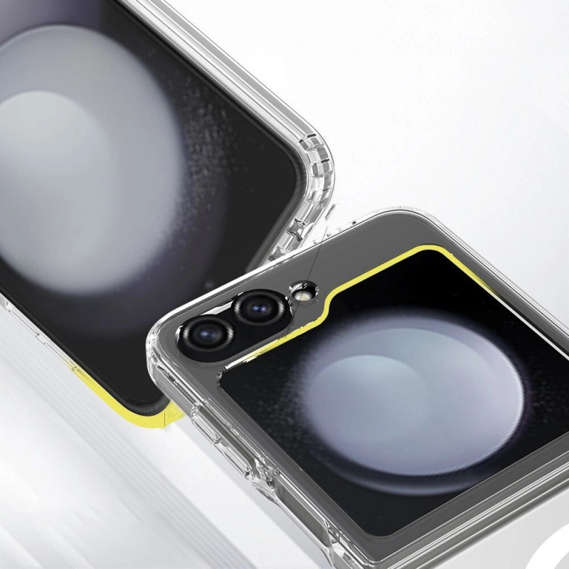 Θήκη Tech-Protect Flexair Hybrid MagSafe για Samsung Galaxy Z Flip 6 / 7 FE, διάφανη
