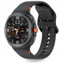 Tech-Protect Silicone λουράκι για Samsung Galaxy Watch 8 / 9 / Classic 40/44/46 mm, μαύρο