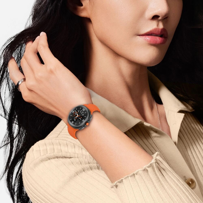 Tech-Protect Silicone λουράκι για Samsung Galaxy Watch 8 / 9 / Classic 40/44/46 mm, μαύρο
