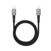 Tech-Protect Ultraboost DNA MagTwist καλώδιο USB-C PD 100W / 5A, 100 cm, γκρι σιδήρου