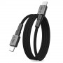 Tech-Protect Ultraboost DNA MagTwist καλώδιο USB-C PD 100W / 5A, 200 cm, γκρι σιδήρου
