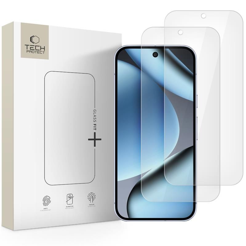 Tech-Protect Glass Fit+ σκληρυμένο γυαλί για Google Pixel 9 Pro XL / 10 Pro XL / 11 Pro XL, διαφανές (2 τεμ.)