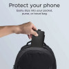 Tech-Protect SM65 θήκη τηλεφώνου γενικής χρήσης, 6,0-6,9 ιντσών, οικολογικό δέρμα, μαύρη και κόκκινη