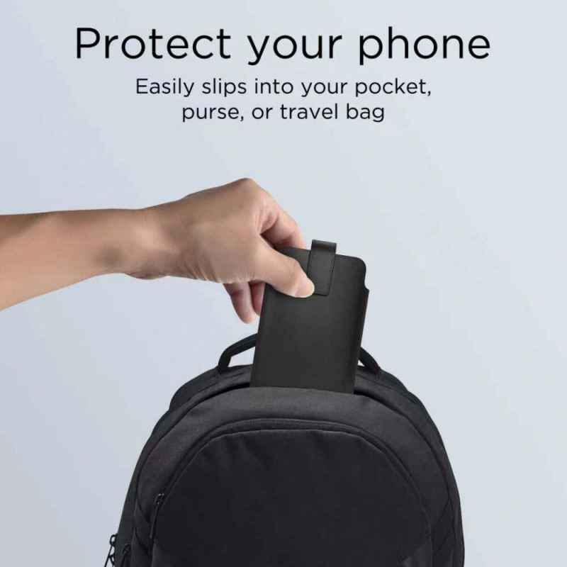 Tech-Protect SM65 θήκη τηλεφώνου γενικής χρήσης, 6,0-6,9 ιντσών, οικολογικό δέρμα, μαύρη και κόκκινη