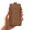 Tech-Protect SM65 θήκη τηλεφώνου γενικής χρήσης, 6,0-6,9 ιντσών, οικολογικό δέρμα, καφέ