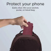 Tech-Protect SM65 θήκη τηλεφώνου γενικής χρήσης, 6,0-6,9 ιντσών, οικολογικό δέρμα, μπορντό