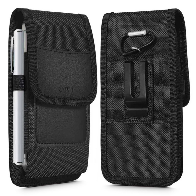 Tech-Protect SM85 θήκη τηλεφώνου ζώνης γενικής χρήσης, 5,8-6,8 ιντσών, νάιλον, μαύρη