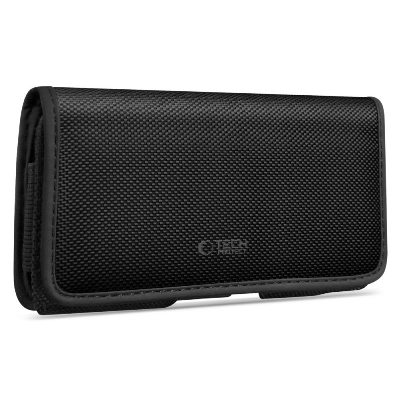 Tech-Protect SM90 θήκη τηλεφώνου ζώνης γενικής χρήσης, 5,8-6,8 ιντσών, νάιλον, μαύρη