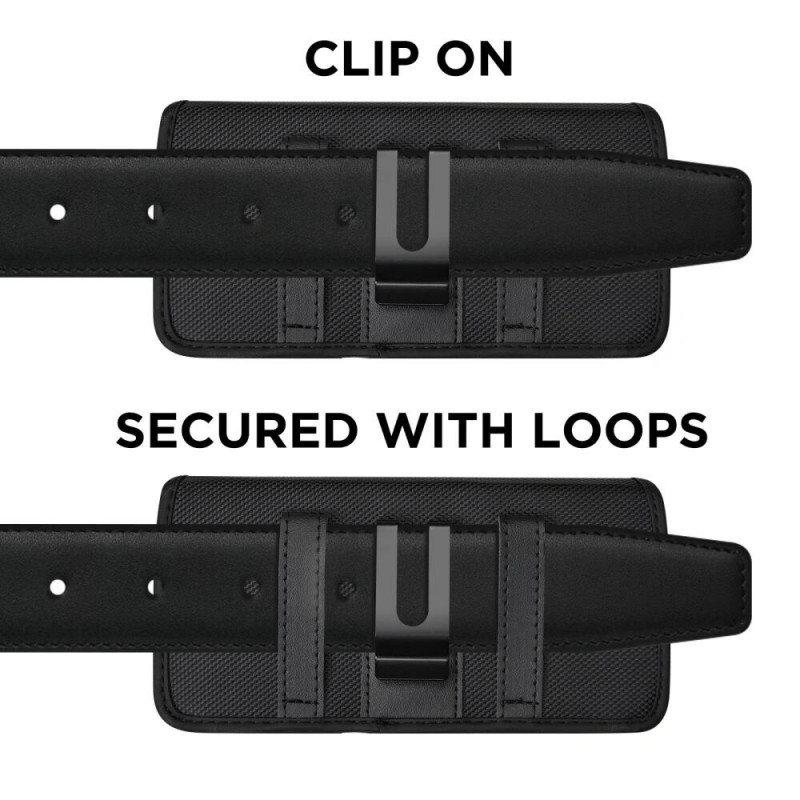 Tech-Protect SM90 θήκη τηλεφώνου ζώνης γενικής χρήσης, 5,8-6,8 ιντσών, νάιλον, μαύρη