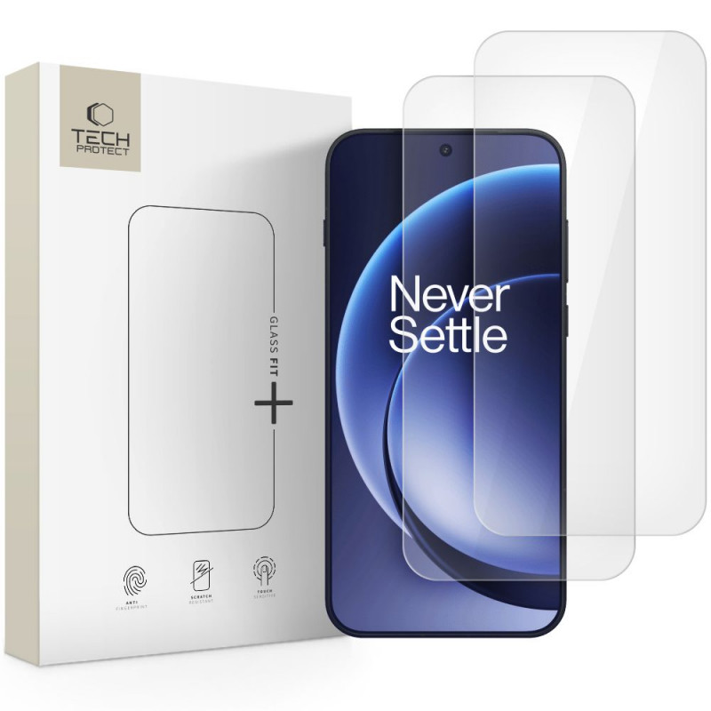 Tech-Protect Glass Fit+ ενισχυμένο γυαλί για OnePlus 15, διάφανο (2 τεμ.)