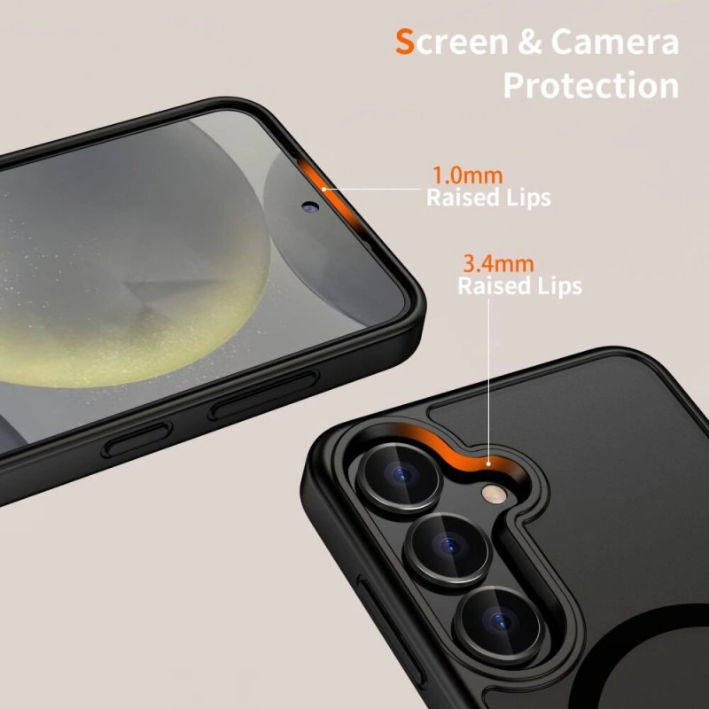 Tech-Protect MagMat MagSafe θήκη για Samsung Galaxy S25 FE, ματ μαύρη