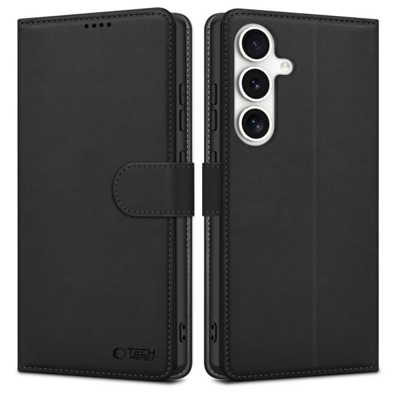 Tech-Protect Wallet θήκη πορτοφόλι για Samsung Galaxy S25 FE, μαύρη