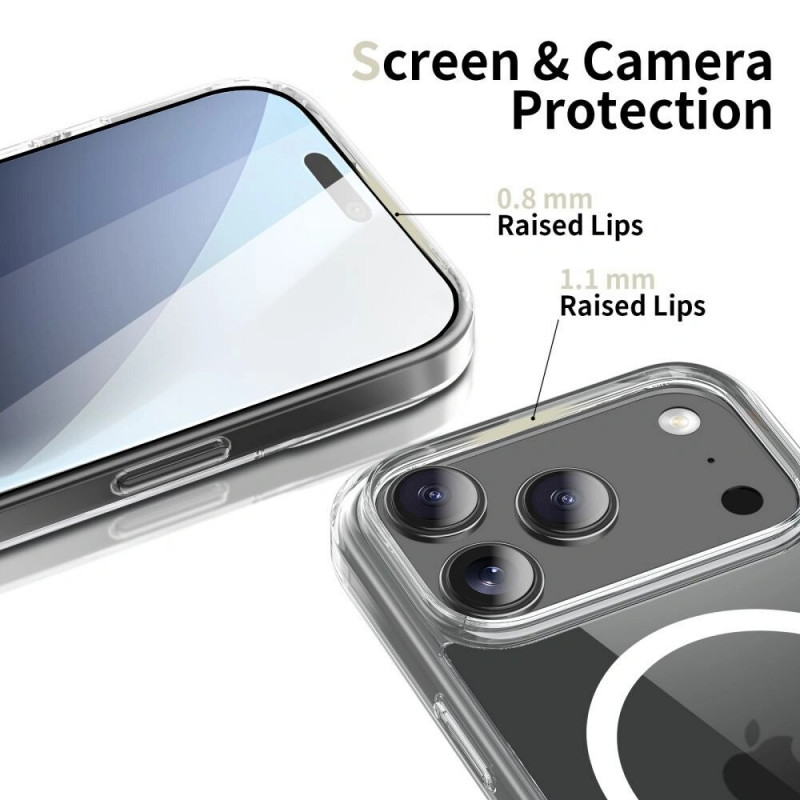 Tech-Protect FlexAir Hybrid MagSafe θήκη για Google Pixel 10 / 10 Pro, διαφανής