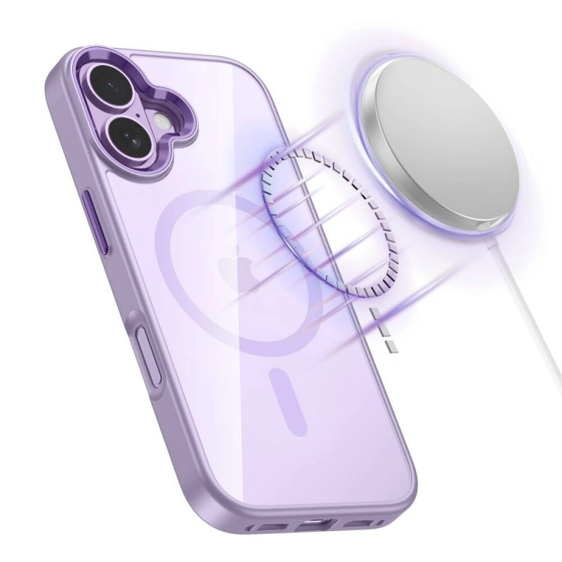 Tech-Protect MagMat MagSafe θήκη για Apple iPhone 17, λεβάντα/διάφανη
