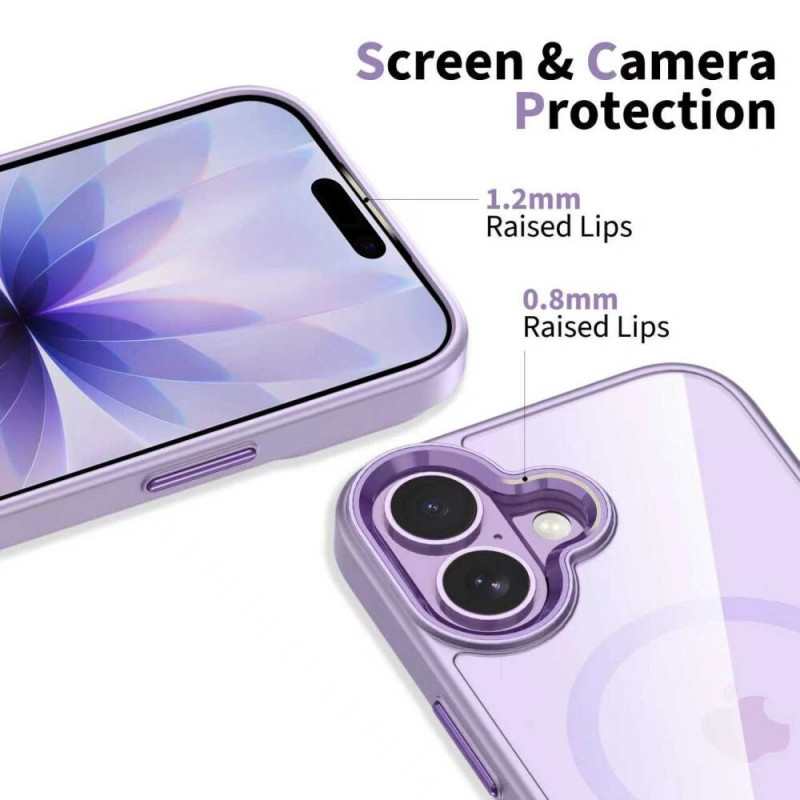 Tech-Protect MagMat MagSafe θήκη για Apple iPhone 17, λεβάντα/διάφανη