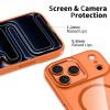 Tech-Protect MagMat MagSafe θήκη για Apple iPhone 17 Pro, κοσμικό πορτοκαλί/διάφανη, THP4752