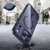 Tech-Protect MagMat MagSafe θήκη για Apple iPhone 17 Pro Max, βαθύ μπλε/διάφανη