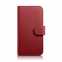 iCarer Wallet Case 2in1 δερμάτινη θήκη με καπάκι για iPhone 14 Plus, Anti-RFID, κόκκινη (WMI14220727-RD)