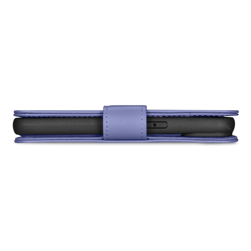 iCarer Wallet Case 2in1 δερμάτινη θήκη με καπάκι για iPhone 14 Plus, Anti-RFID, ανοιχτό μωβ (WMI14220727-LP)