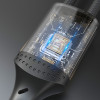 Καλώδιο Dudao L3CC USB-C σε USB-C 60 W, 1,2 m, πλεκτό, μαύρο