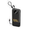 Powerbank Dudao K13 10000 mAh με ενσωματωμένο καλώδιο, μαύρο