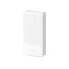 Powerbank Dudao K10 10000 mAh, 2 x USB-A, 2,4 A, λευκό