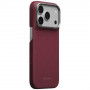 PITAKA Edge Case Argyle MagSafe θήκη για Apple iPhone 18 Pro / 17 Pro, μπορντό