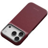 PITAKA Edge Case Argyle MagSafe θήκη για Apple iPhone 18 Pro / 17 Pro, μπορντό