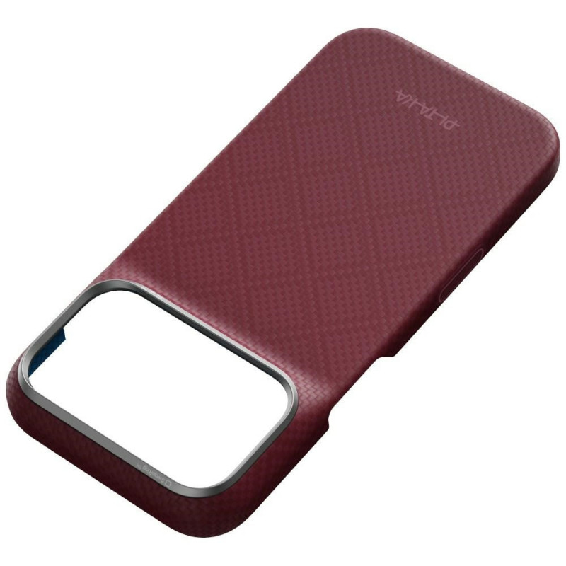 PITAKA Edge Case Argyle MagSafe θήκη για Apple iPhone 18 Pro / 17 Pro, μπορντό
