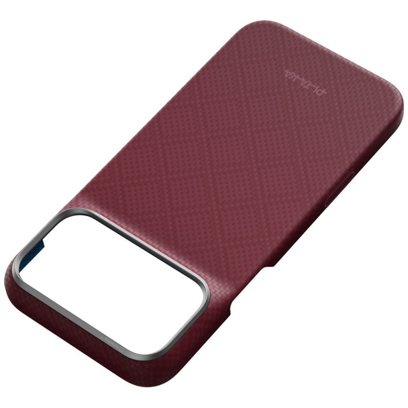 PITAKA Edge Case Argyle MagSafe θήκη για Apple iPhone 18 Pro Max / 17 Pro Max, μπορντό