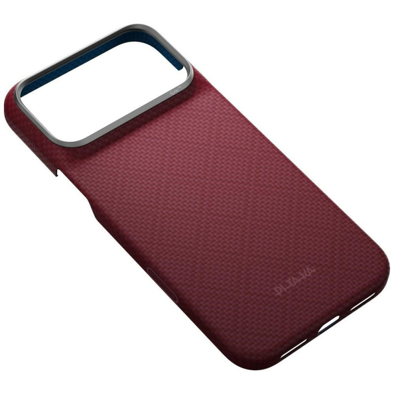 PITAKA Edge Case Argyle MagSafe θήκη για Apple iPhone 18 Pro Max / 17 Pro Max, μπορντό