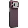 PITAKA Edge Case Argyle MagSafe θήκη για Apple iPhone 18 Pro Max / 17 Pro Max, μπλε-κόκκινη