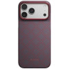 PITAKA Edge Case Argyle MagSafe θήκη για Apple iPhone 18 Pro Max / 17 Pro Max, μπλε-κόκκινη