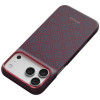 PITAKA Edge Case Argyle MagSafe θήκη για Apple iPhone 18 Pro Max / 17 Pro Max, μπλε-κόκκινη