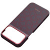 PITAKA Edge Case Argyle MagSafe θήκη για Apple iPhone 18 Pro Max / 17 Pro Max, μπλε-κόκκινη