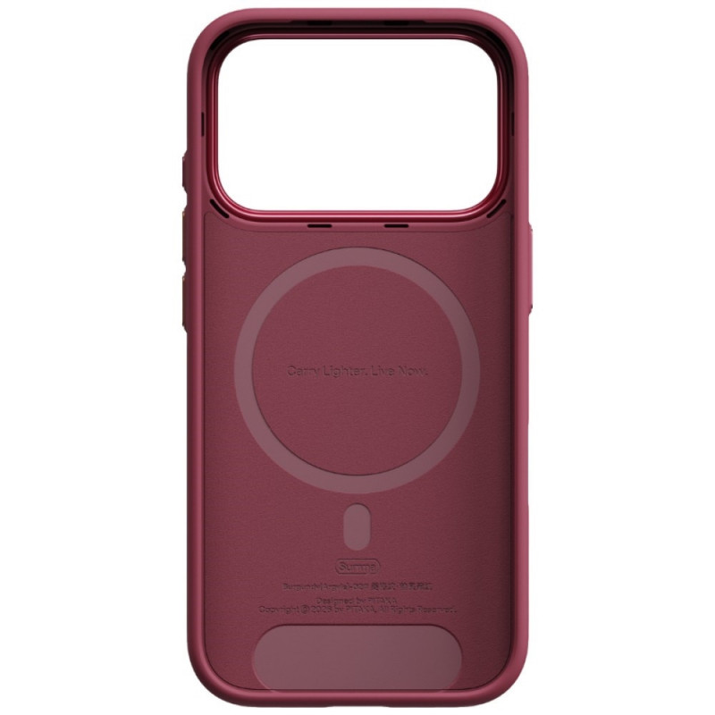 PITAKA Summa Case θήκη για Apple iPhone 18 Pro / 17 Pro, μπορντό