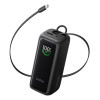Belkin UltraCharge Smart Display Power power bank BPB042HQBK, PD 120 W, αναδυόμενο καλώδιο USB-C