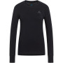 Odlo BL TOP MERINO 260 γυναικεία μακρυμάνικη μπλούζα βασικού στρώματος με στρογγυλή λαιμόκοψη, μέγεθος S, μαύρη